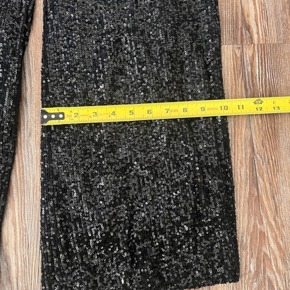 Boston Proper Black Sequin Pants - Picture 8 of 10
